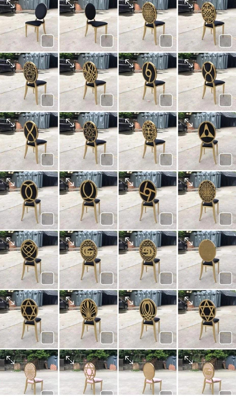 Modern Stainless Steel Furniture Chanel Chair Decoration Metal Table Chair Dining Room Chairs High Quality Factory Price Wedding Chair Tiffany Chair