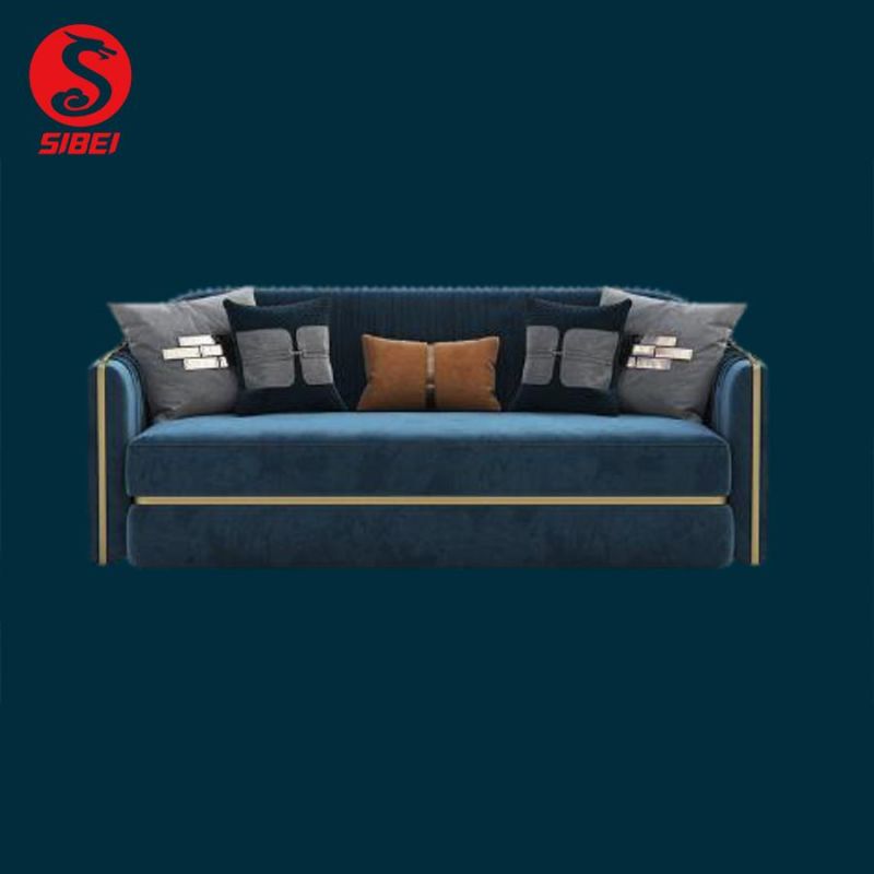 Modern Luxury Sofa Sets Wooden Legs Home Furniture Sectional 3 Seater Settee Living Room Leather Sofa