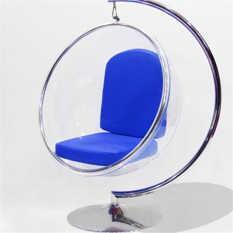 Basket Nordic Hanging Swing Balcony Leisure Sofa Swivel Clear Acrylic Bubble Chair