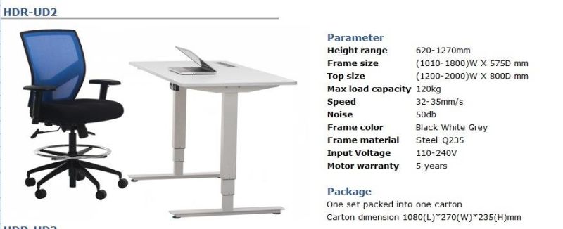 Electric Standing Desk Stand up Desk Office Furniture