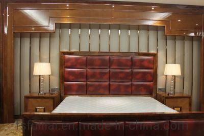China Factory 5 Star Modern Simple Design Wooden Bedroom Furniture Supplier for Ethiopia Wyndham Hotel Presidential Suites