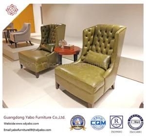 Manufacturer Customized Hotel Furniture for Lobby Wing Chair (6961S)