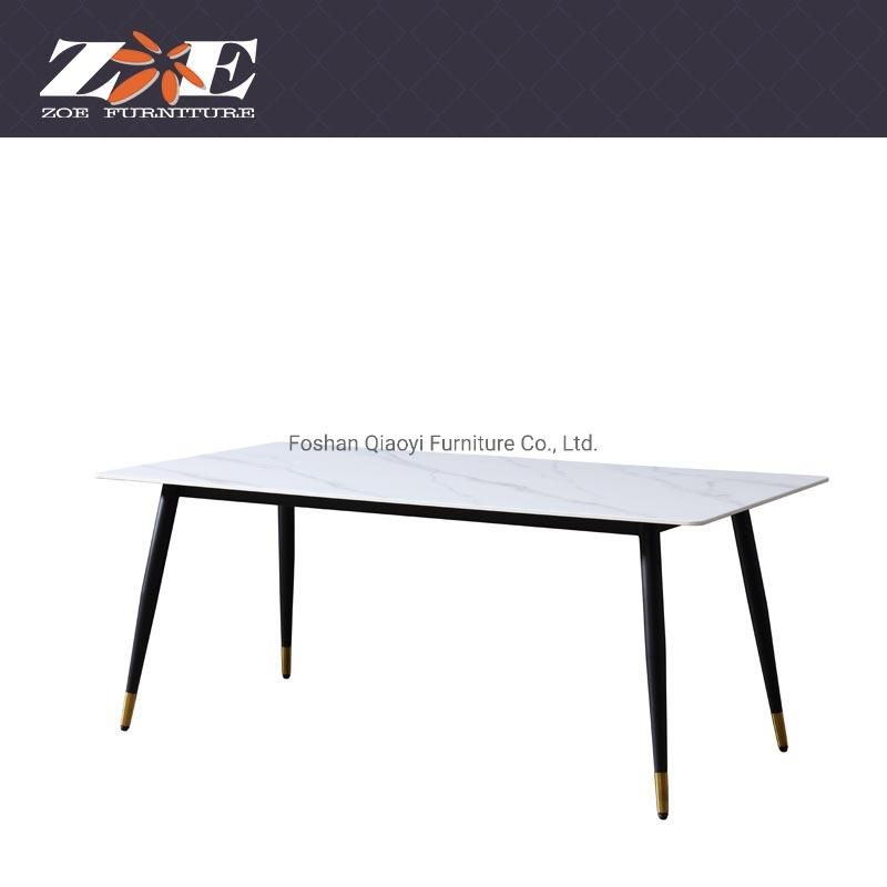 Modern Marble Dining Table Stainless Steel Dining Table Dining Furniture