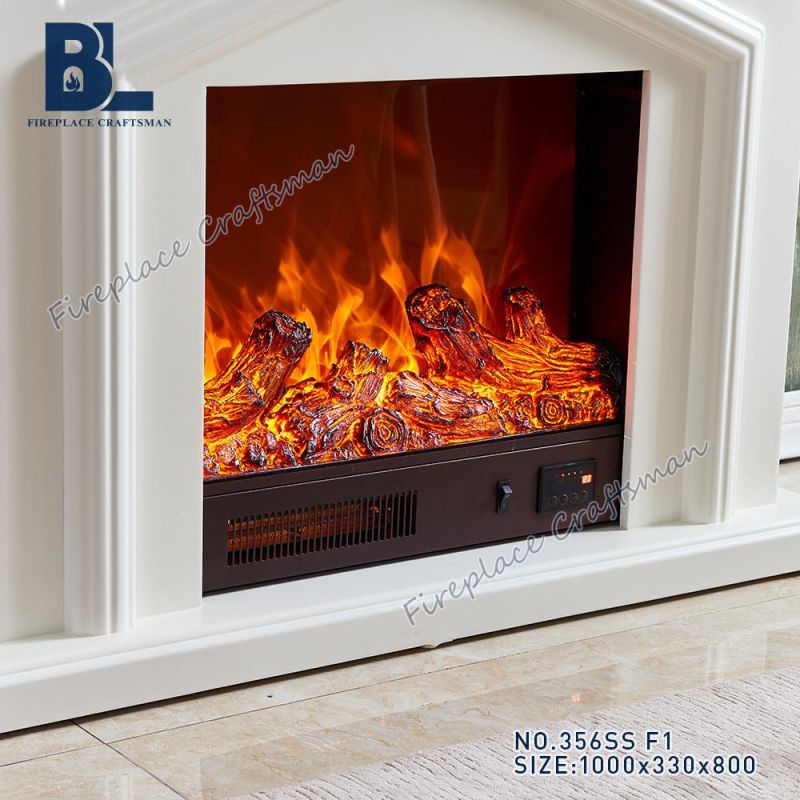 Modern Home Appliance Electric Fireplace Bedroom/Living Room Furniture with Wood Mantel for Decor