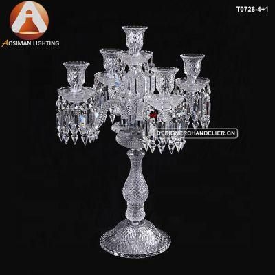 Baccarat Crystal Candelabra 5 Candle