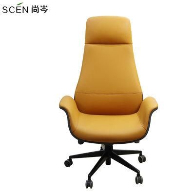 Executive Ergonomic Chair High Back Swivel Modern Leather Office Chair