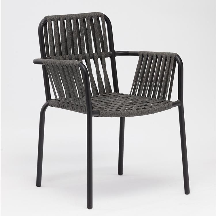 Luxury Modern Garden Chairs Outdoor Furniture with Plastic Rope