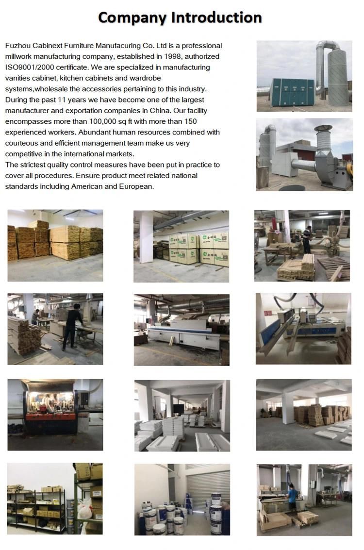 Kd (Flat-Packed) Plywood Cabinext Customized Fuzhou China Cabinet Furniture Kitchen Cabinets