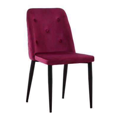 Home Furniture Modern Hotel Restaurant Outdoor Chair Fabric Velvet Dining Room Chair Dining Chair