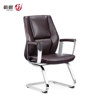 Leather Modern Office Furniture Ergonomic Meeting Office Chair for Visitor