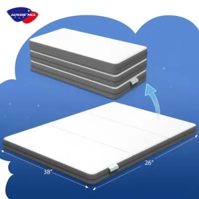 Quality Twin Single Size Waterproof Children&prime;s Mattresses Foldable Cot Baby Memory Foam Mattress