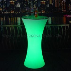 Cool Bar Club Party Wedding KTV Hotel Illuminated LED Light Bar Cocktail Table for Sale