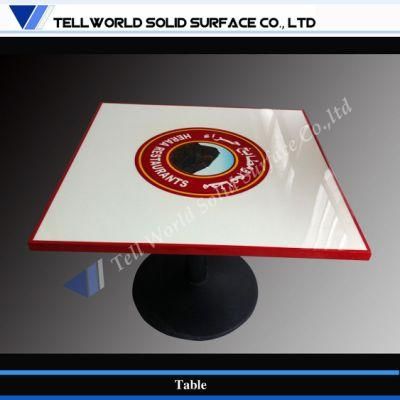 Customized Logo Modern Fast Food/Restaurant Table