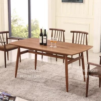 Japanese Style MDF Wooden Fashion Dining Room Table Home Furniture Promotion Model