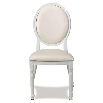 Metal White Wedding Chair (Stackable)