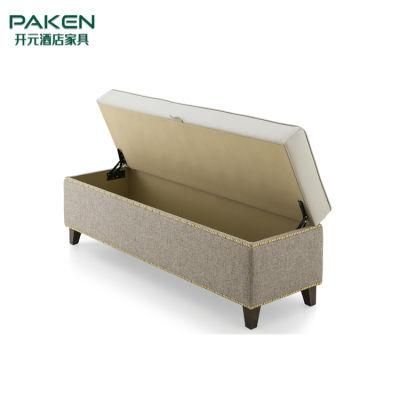 Hotel &amp; Apartment Furniture Bed Bench with Storage Function
