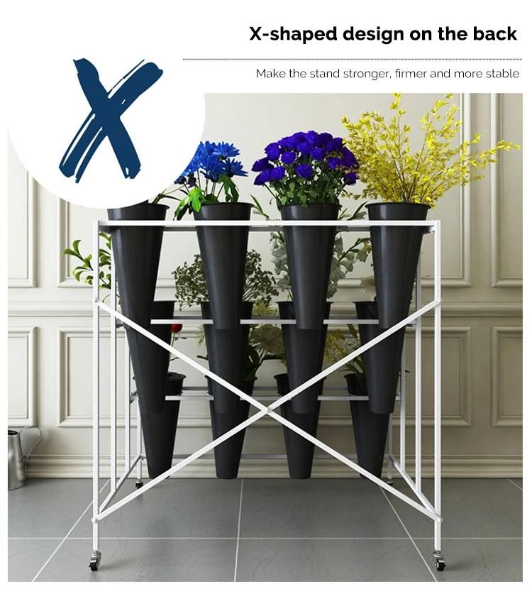 Modern Design Metal Flower Plant Pot Stand Display Rack