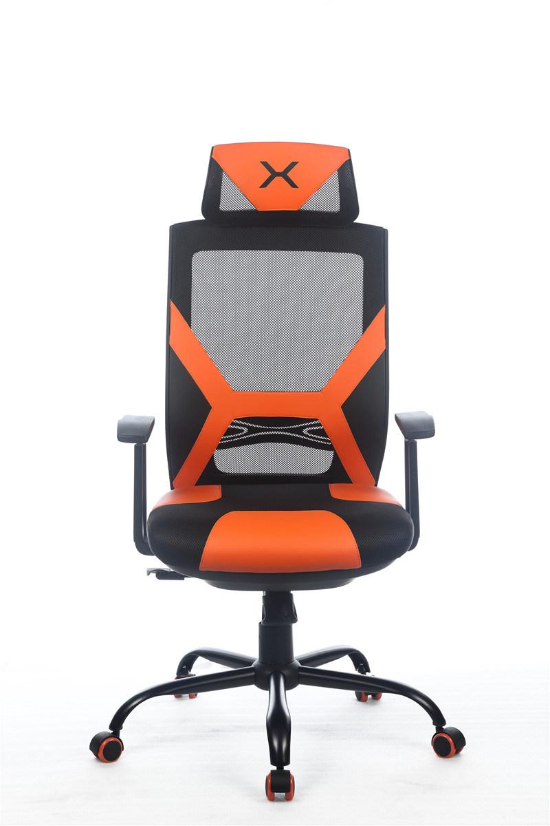 Modern Commercial Chairs Lumbar Support Back Swivel Head Ergonomic Gaming Mesh Chair Office