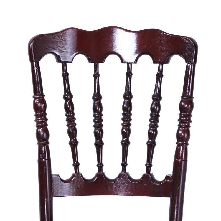 Hotsale Solid Wood Wedding Napoleon Chair Wooden Wedding Chair