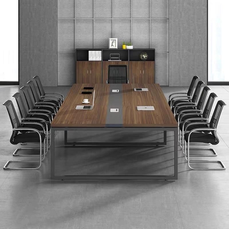 Modern Green Divider Stright Line Desk Workstation Office Furniture