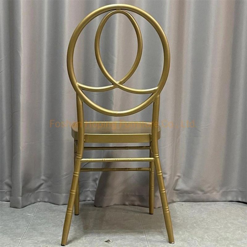 Hotel Bedroom Furniture Cross Back Modern Chairs Popular Selling Foshan Hotel Furniture Banquet Simple Hole Back Dining Chair