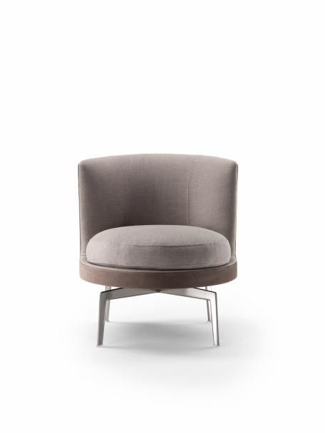 Ffl-15 Leisure Chair /Metal Frame with Fabric or Microfiber, Italian Design Modern Style Leisure in Home and Hotel