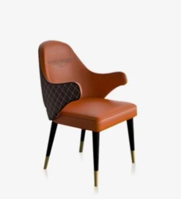 Luxury Modern Dining Chair Household Makeup Chair Armrest Chair Home Furniture