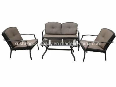 Modern Restaurant Metal Furniture Table Chair Set Dining Outdoor Table and Chair Furniture Set