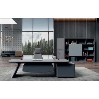 Durable Modern Executive Table Black Office Desks Supply Manager Office Computer Desk