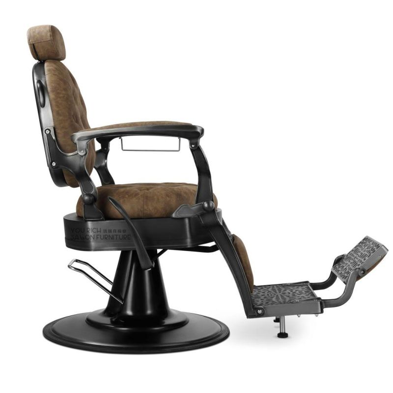 Modern Heavy Duty Barber Chair 360 Reclining High Quality Material Hairdressing Salon Chairs