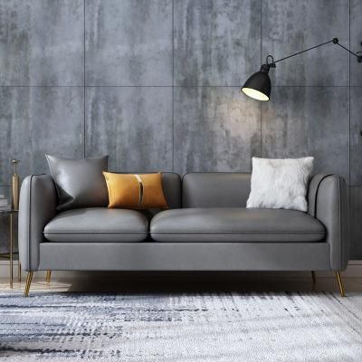 Hot Sale Modern Home U Shape Leisure Living Room Furniture Leather Sofa