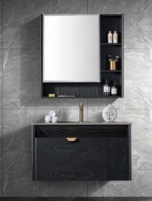 Plywood Bathroom Sanitary Ware Mirror Cabinet Vanity