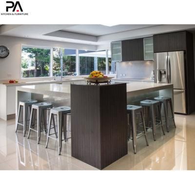 Australian Two L-Shaped Design Furniture Modular Modern Lacquer Kitchen Cabinets