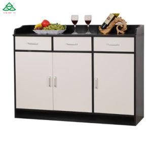 Melamine Surface Water Resistance Small Side Tables Hotel Tea Cabinet