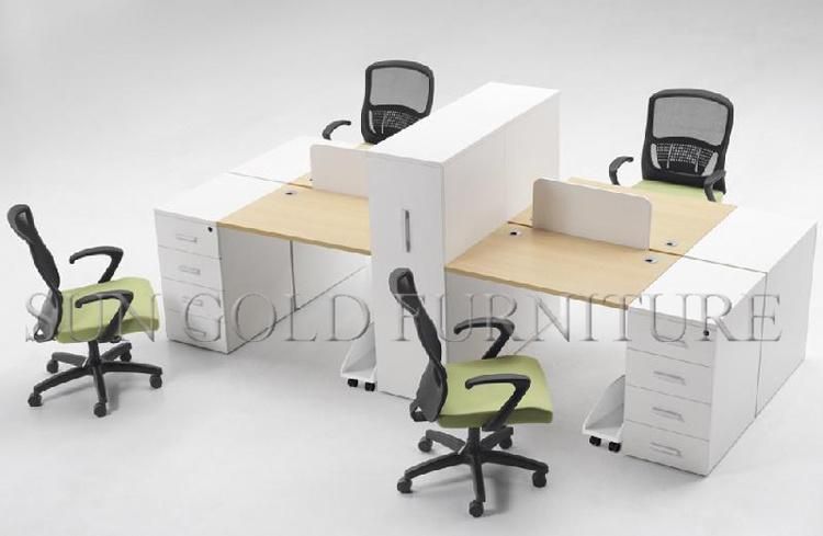 Sample Metal Structure 4 Seats Workstation Office Partition (SZ-WST645)