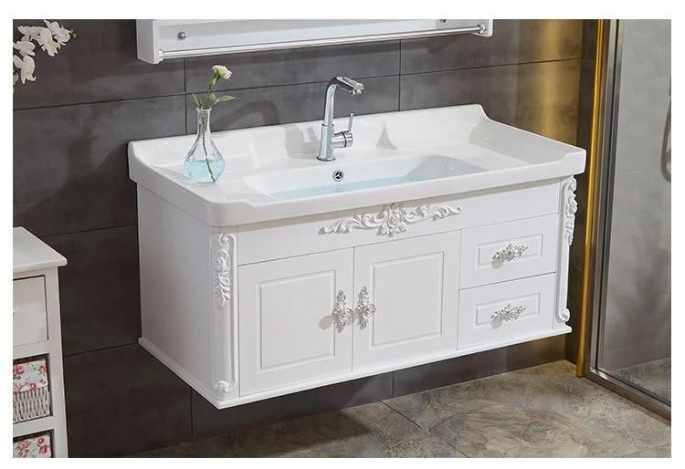 Hot Selling Modern Wall Mounted Waterproof PVC Bathroom Cabinet