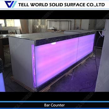 150 Kinds Design LED Small Commercial Juice Bar Counter for Sale, Modern Juice Bar Counter