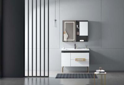 Modern Plastic PVC Bathroom Furniture Cabinet Vanity