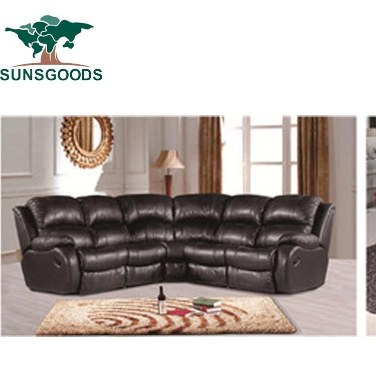 Popular Modern Leisure Leather Sofa for House and Lounge