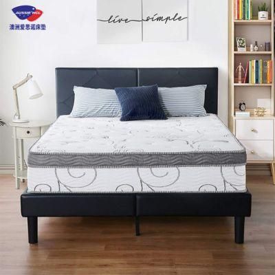 Double Bed Mattresses Wholesale Knitted Fabric Mattress Roll up Latex Gel Memory Foam Twin King Queen Pocket Spring Mattress