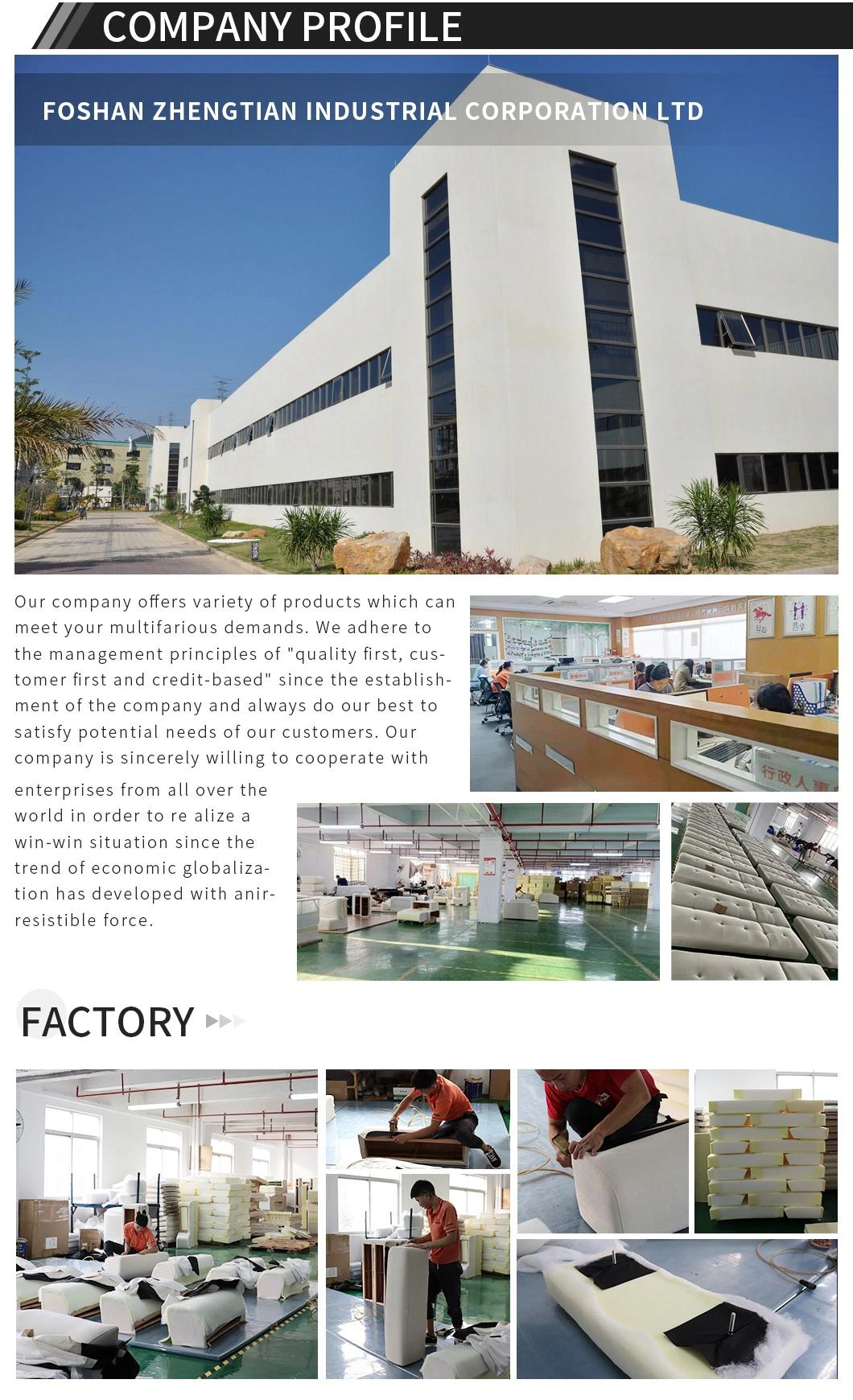 Zhengtian Factory Hot Selling Customized Fabric Leather Sofa