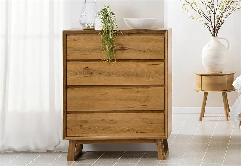 Modern Design Home Furniture 4 Drawer Chest for Bedroom Storage