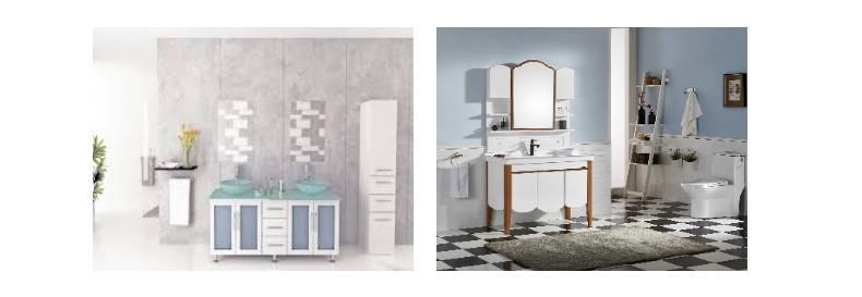 World Popular Floor-Mounted Solid Wood Bathroom Vanity
