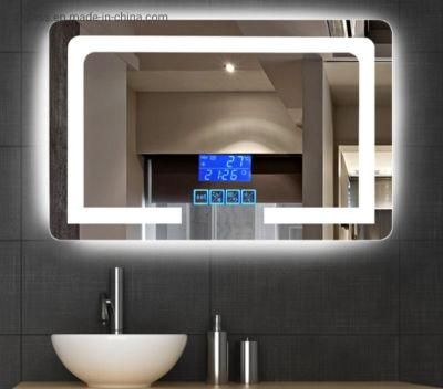 Decorative Bathroom Illuminated Smart Backlit Rectangle LED Mirror with Touch Sensor