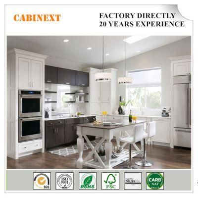 Particle Board Plywood Customized Painting Cupboards Black Kitchen Cabinets