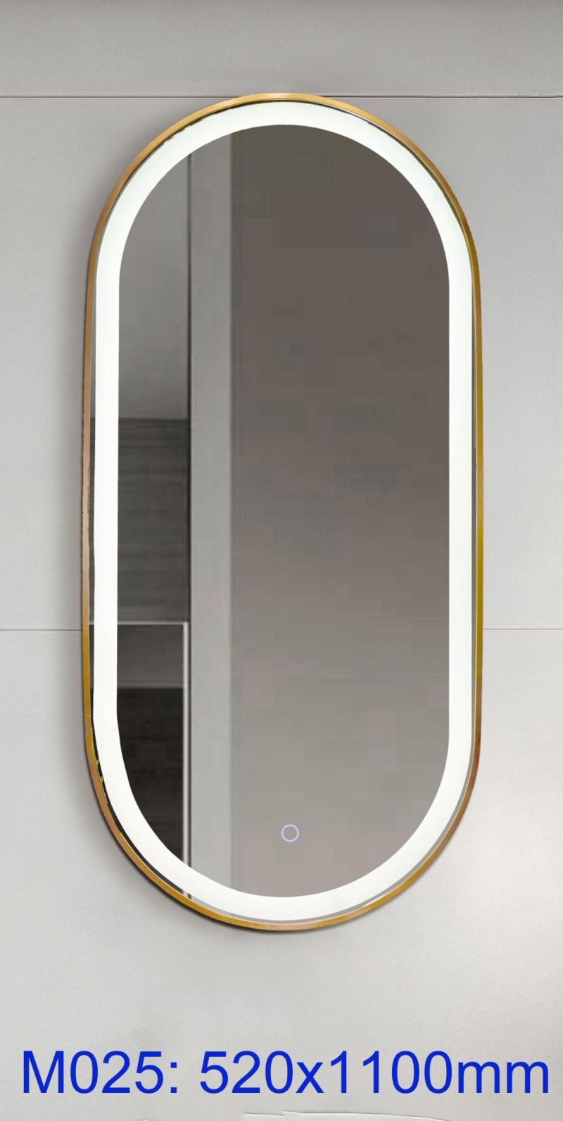 Woma Bathroom LED Smart Mirror with Stainless Steel Frame (M012)