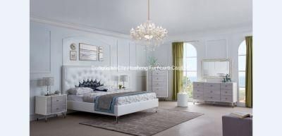 Guangzhou Modern Bed Room Set Middle East Style Bedroom furniture with Closet