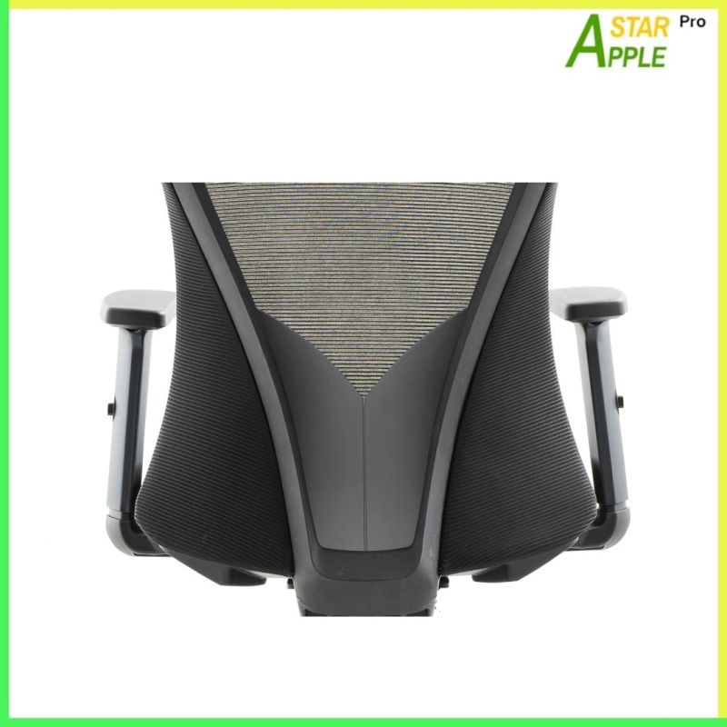 Interesting Backrest Design Ergonomic Boss Plastic Chair with Adjustable Armrest