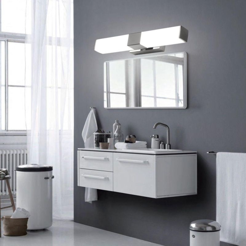 Mirror IP20 10W Modern Chrome Mirror Light Stainless Steel LED for Bedroom/Bathroom/Hotel Mirror Light