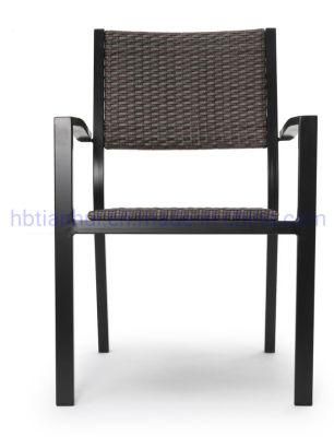Modern Furniture High Quality Rattan Patio Chair for Outdoor with Hand Made PE Rattan Dining Chair